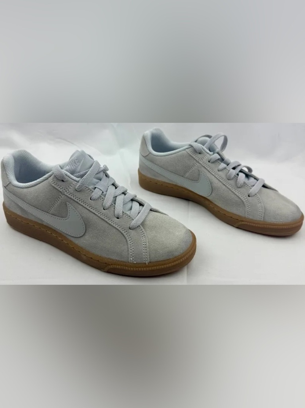 Nike Court Royale Pure Platinum Color-way suede - women’s 10.5